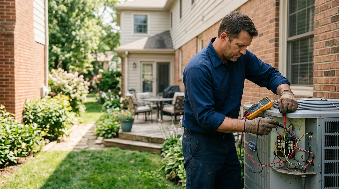HVAC technician working near Claryville, NY